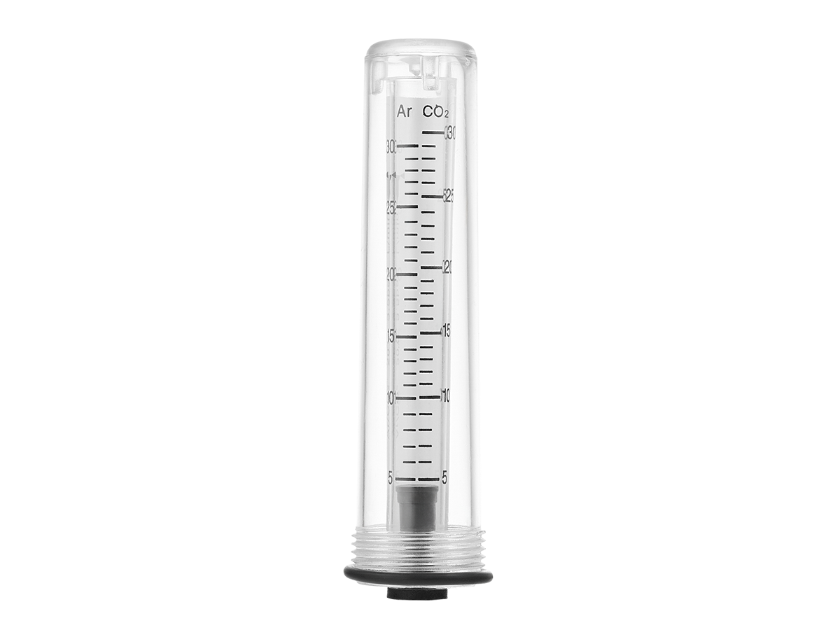 Ротаметр-колба комплект для регуляторов PRO CONTROL AR/CO2 1Р/2Р (Ar/CO2 5-30л/мин, поплавковый) СВАРОГ  по лучшей цене с доставкой - интернет-магазин Прогрессивные решения