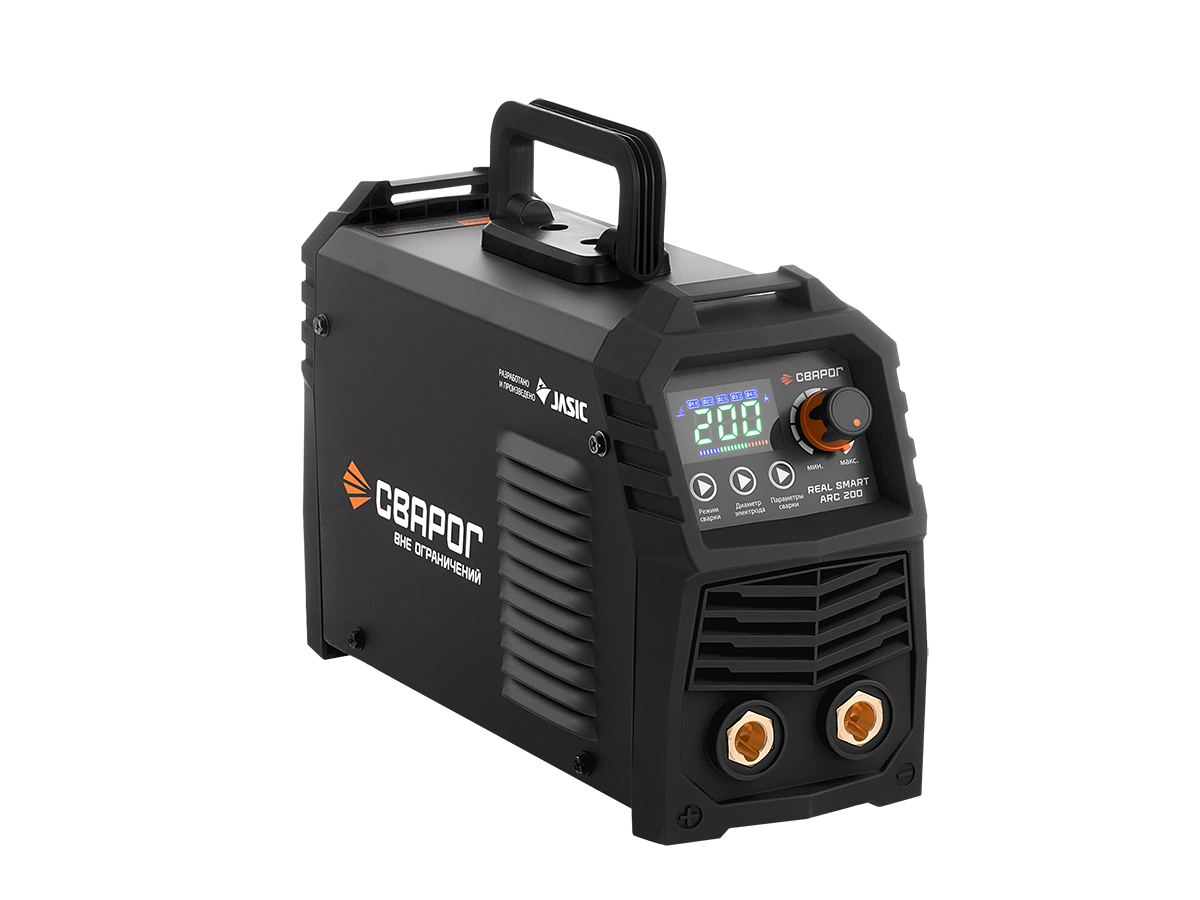 REAL SMART ARC 200 BLACK (Z28303) СВАРОГ Z28303 по лучшей цене с доставкой - интернет-магазин Прогрессивные решения