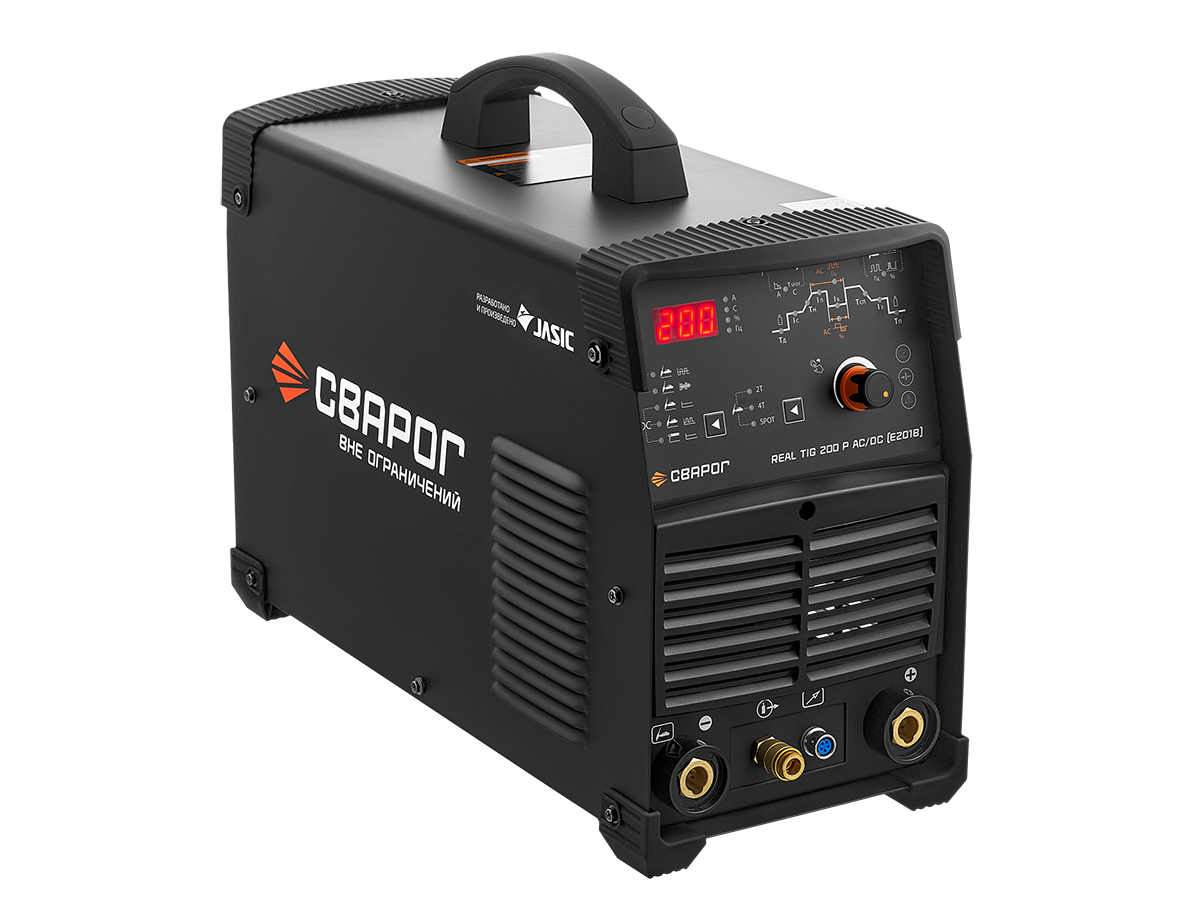 REAL TIG 200 P AC/DC BLACK (E201B) СВАРОГ E201B по лучшей цене с доставкой - интернет-магазин Прогрессивные решения