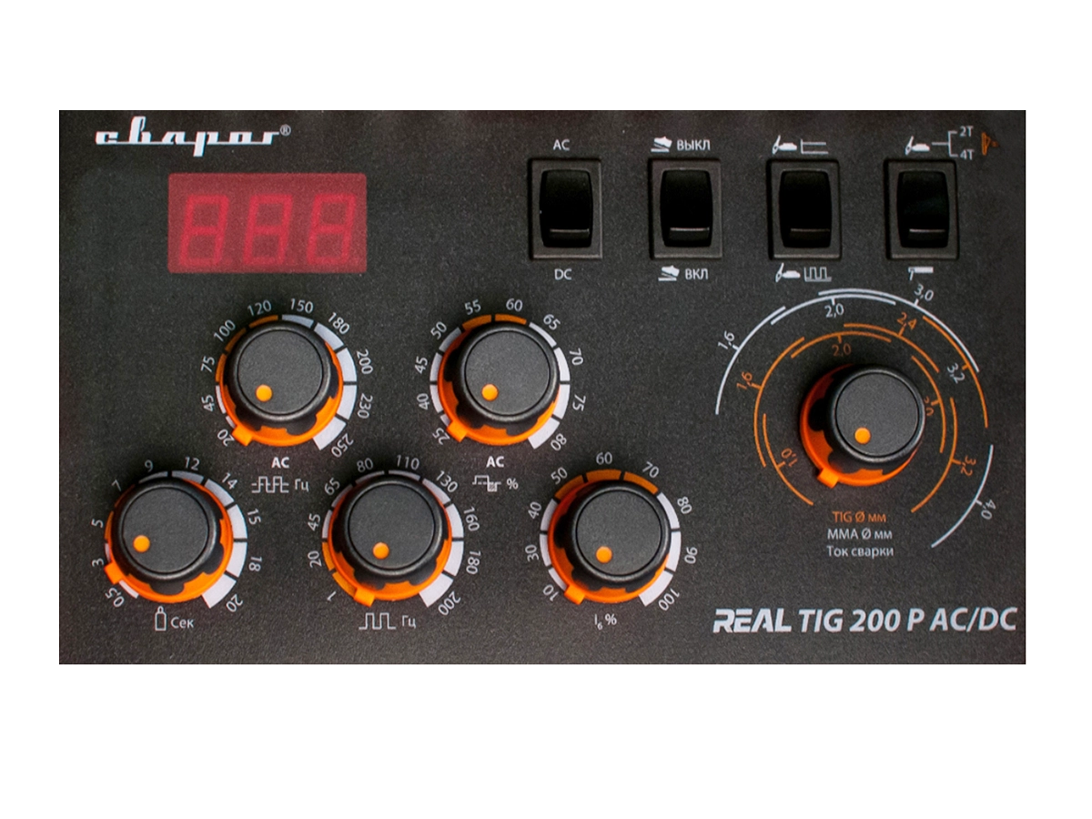 REAL TIG 200 P AC/DC (E20101) СВАРОГ E20101 по лучшей цене с доставкой - интернет-магазин Прогрессивные решения