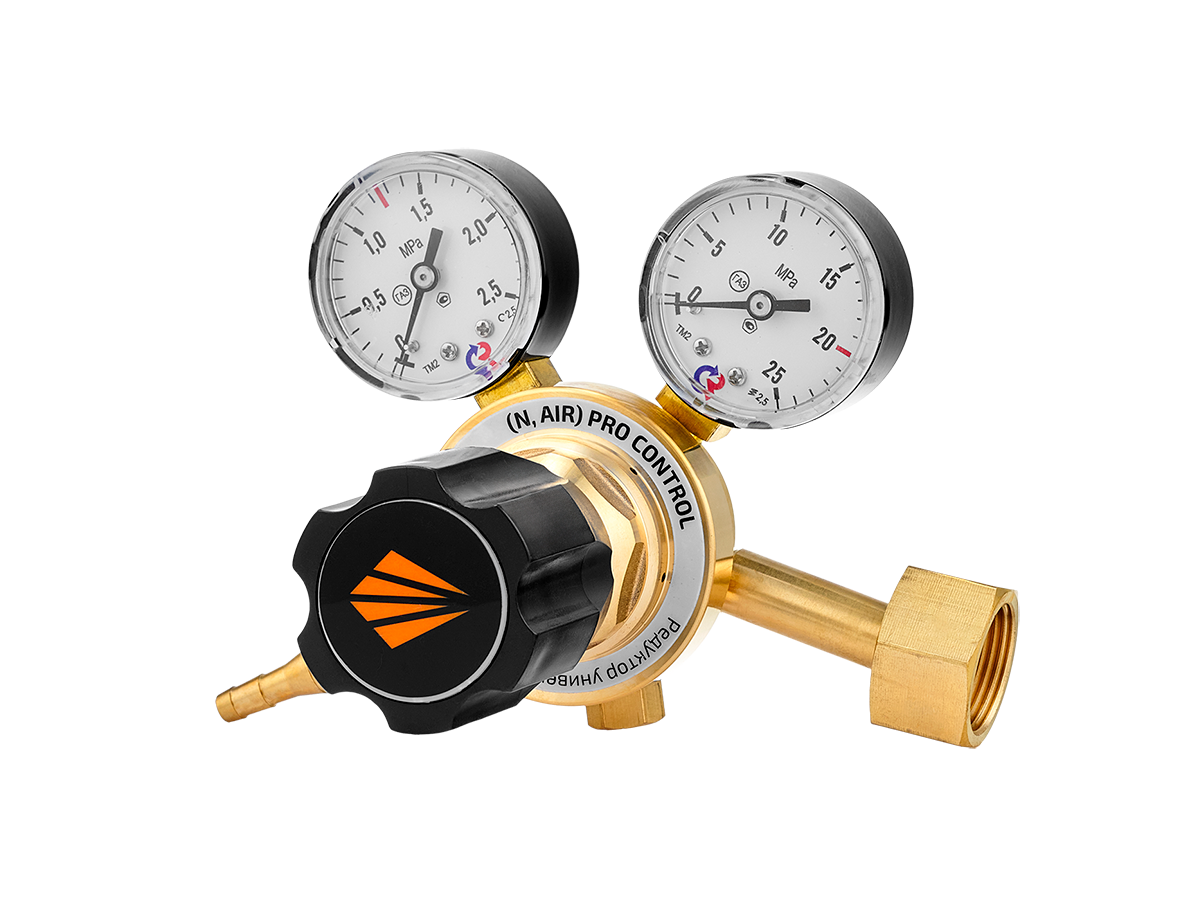 РЕДУКТОР УНИВЕРСАЛЬНЫЙ ИНЕРТНЫЙ ГАЗ, СЖАТЫЙ ВОЗДУХ (N, AIR) PRO CONTROL СВАРОГ СВАРОГ  по лучшей цене с доставкой - интернет-магазин Прогрессивные решения