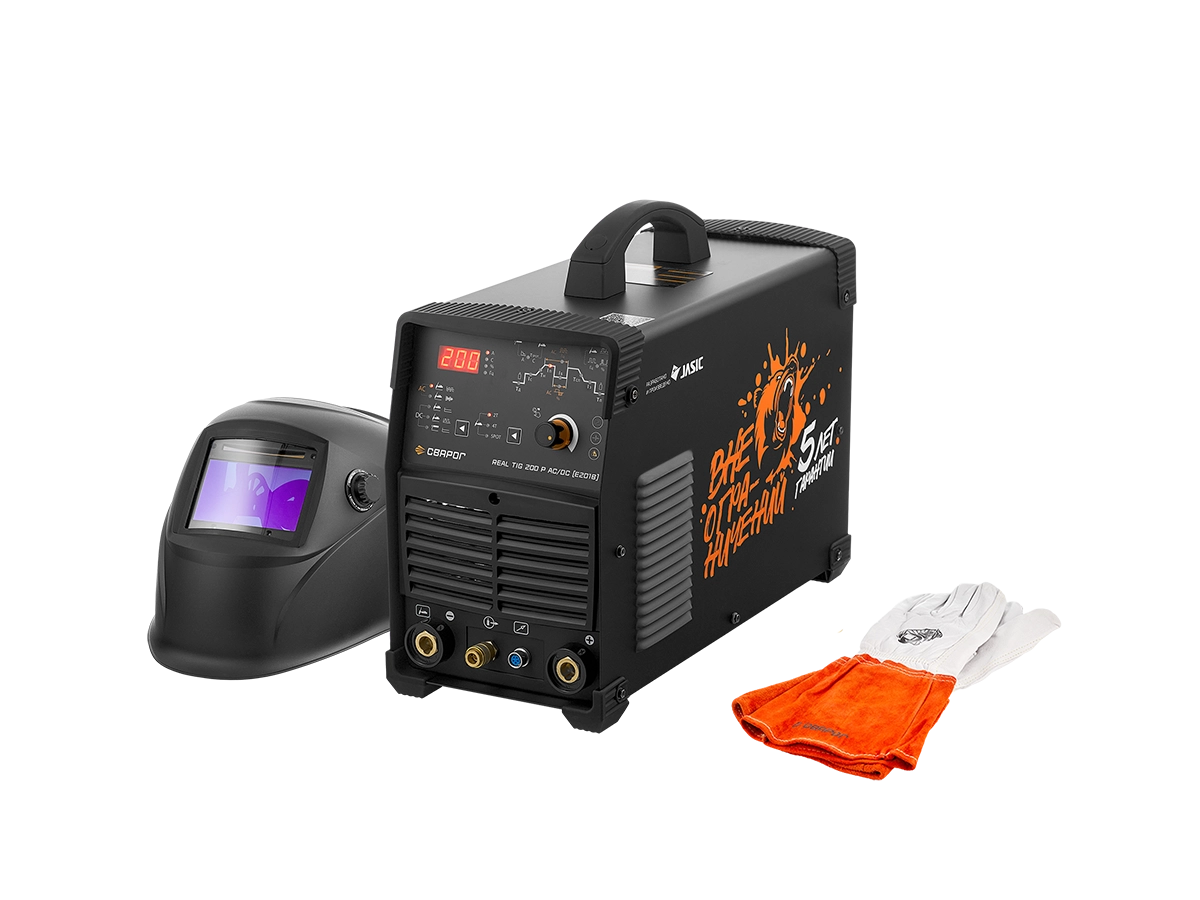REAL TIG 200 P AC/DC BLACK (E201B) СВАРОГ E201B по лучшей цене с доставкой - интернет-магазин Прогрессивные решения