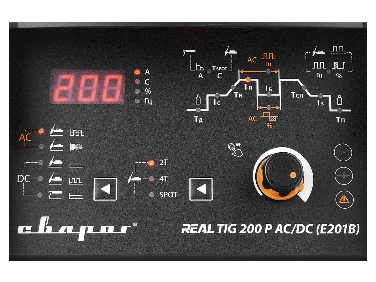 REAL TIG 200 P AC/DC (E201B) СВАРОГ E201B по лучшей цене с доставкой - интернет-магазин Прогрессивные решения