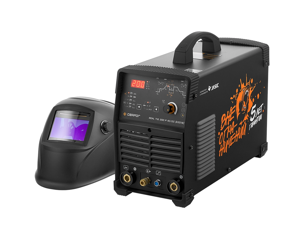 REAL TIG 200 P AC/DC BLACK (E201B) СВАРОГ E201B по лучшей цене с доставкой - интернет-магазин Прогрессивные решения