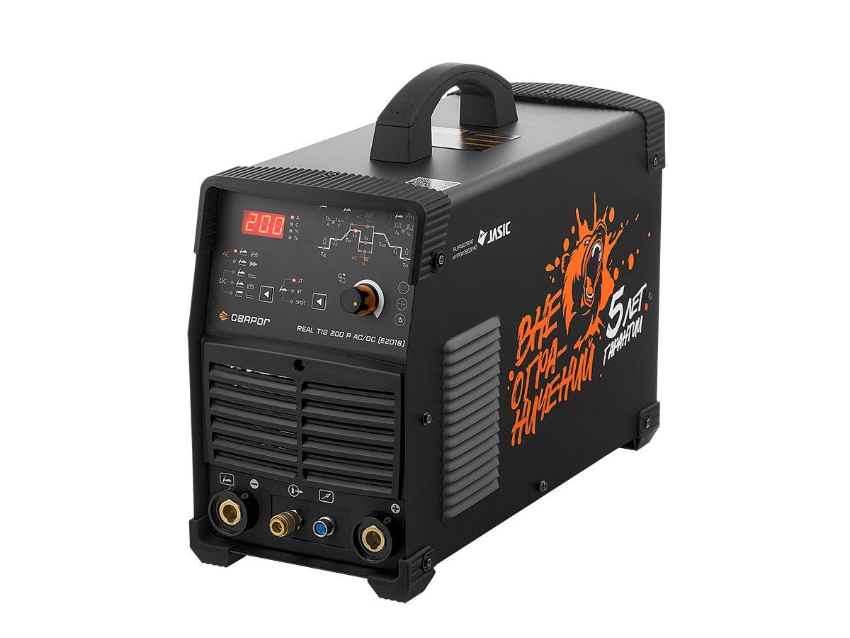 REAL TIG 200 P AC/DC BLACK (E201B) СВАРОГ E201B по лучшей цене с доставкой - интернет-магазин Прогрессивные решения